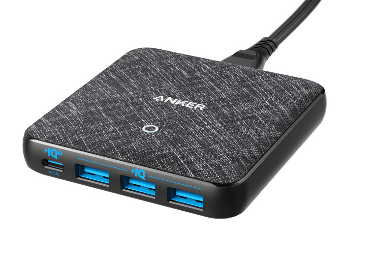 מטען קיר של אנקר - PowerPort Atom III Slim (Four Ports)