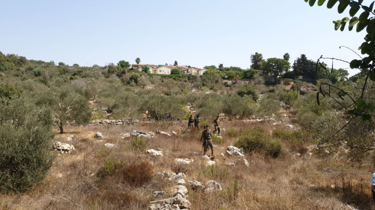 זירת ניסיון פיגוע באריאל