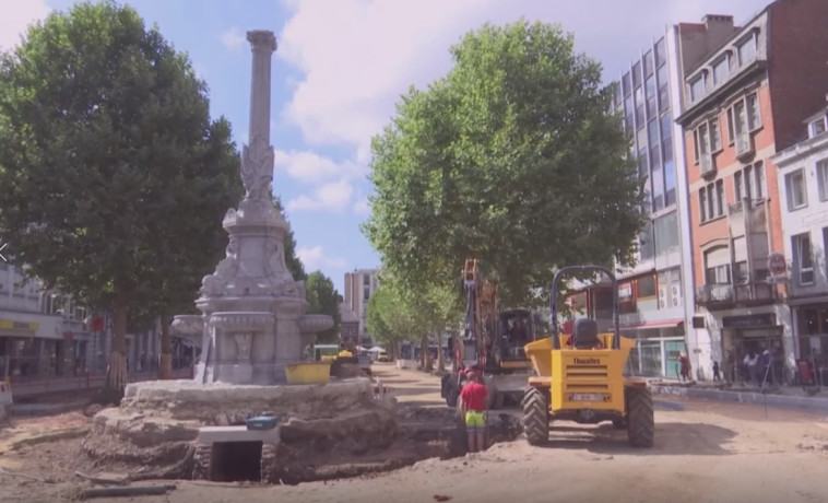 השיפוצים בפסל בבלגיה