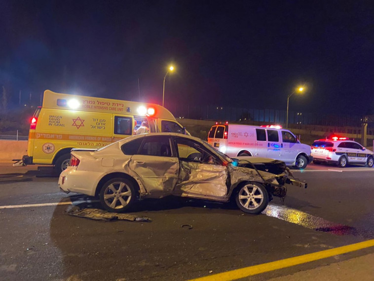 זירת התאונה סמוך לרמלה