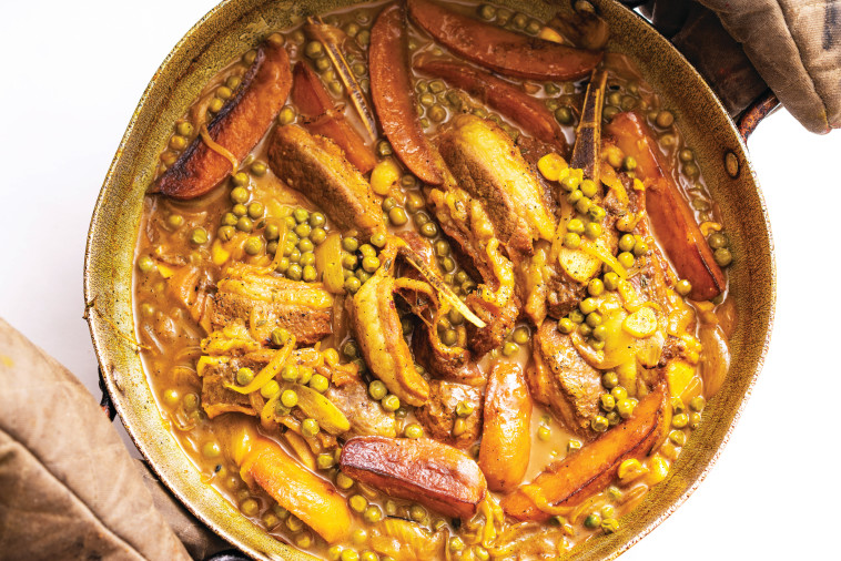 אסאדו בתפו''א ואפונה