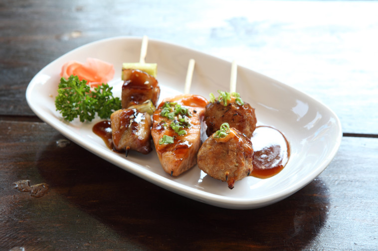 סלמון בטריאקי וג'ינג'ר