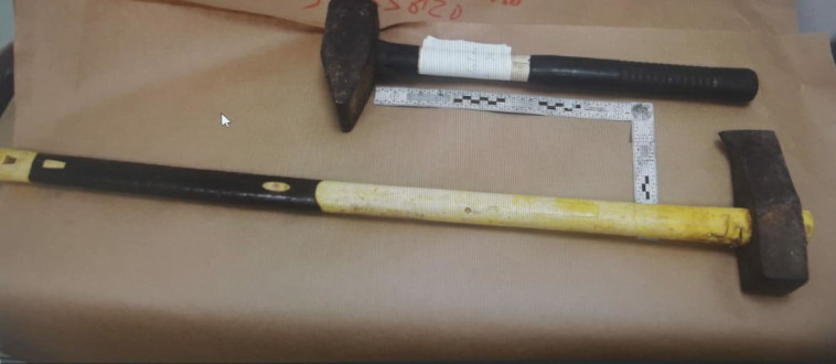 כלי הנשק מהתקיפה בכפר בלום