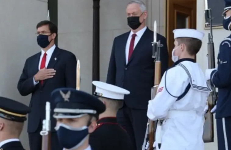 גנץ בביקור בארה''ב