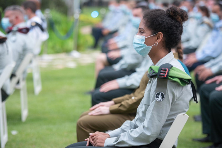 הדס דניאל במהלך הטקס