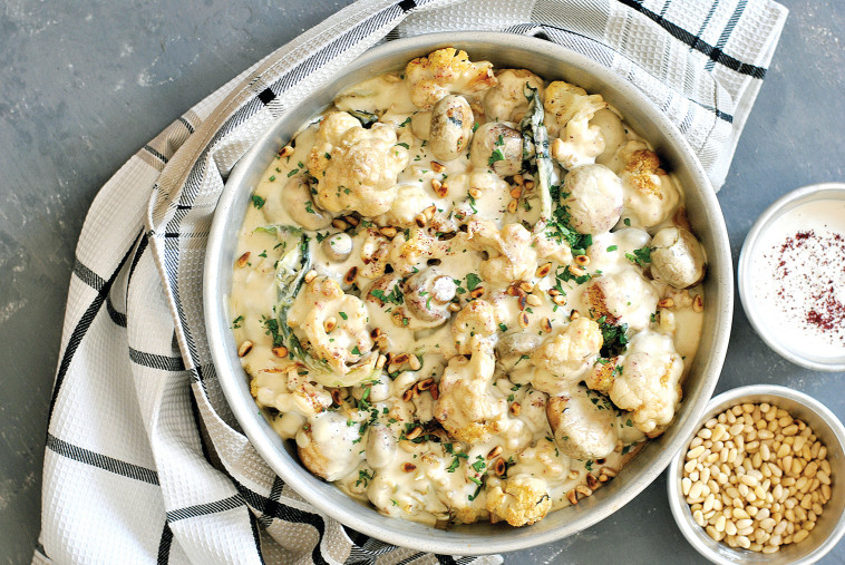 פרחי כרובית ופטריות