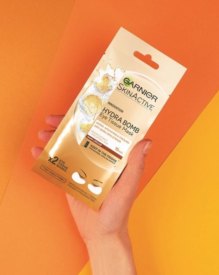 מסכת טישו תפוז גרנייה 12.90 שקלים