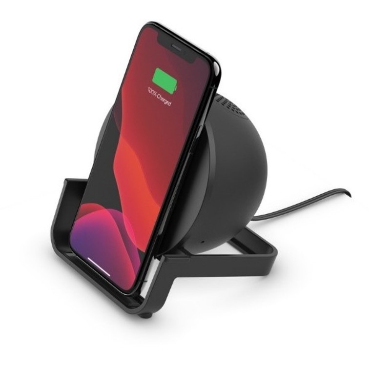 מעמד טעינה אלחוטית עם רמקול מובנה Belkin AUF001vf