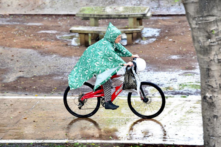 גשם בתל אביב