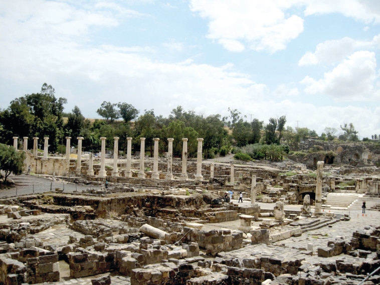 שרידים רומיים בבית שאן
