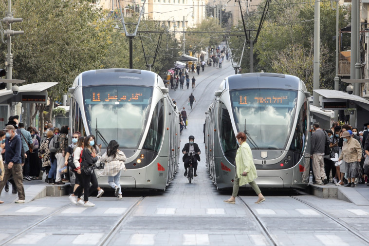 הרכבת הקלה בירושלים (צילום: מארק ישראל סלם)