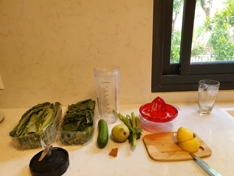 המרכיבים של השייק הירוק