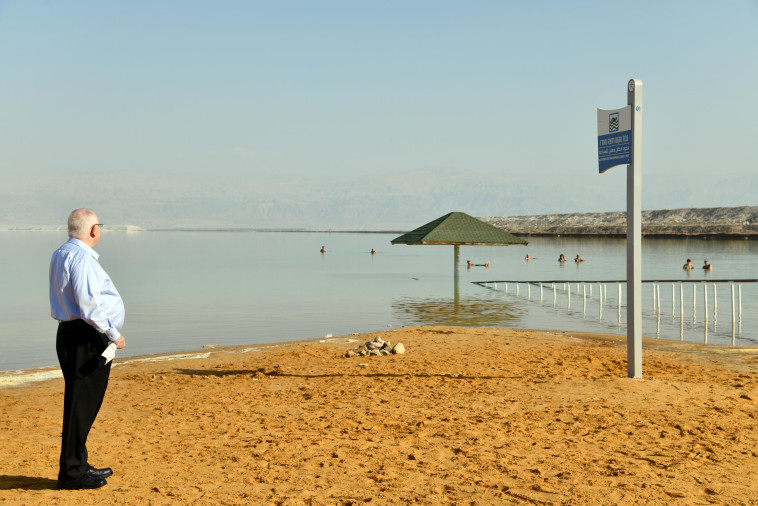 הנשיא רובי ריבלין בביקור בים המלח 