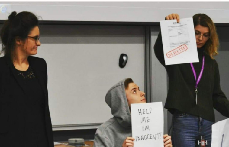 מתוך בית המשפט בתיק של ליאם אלן