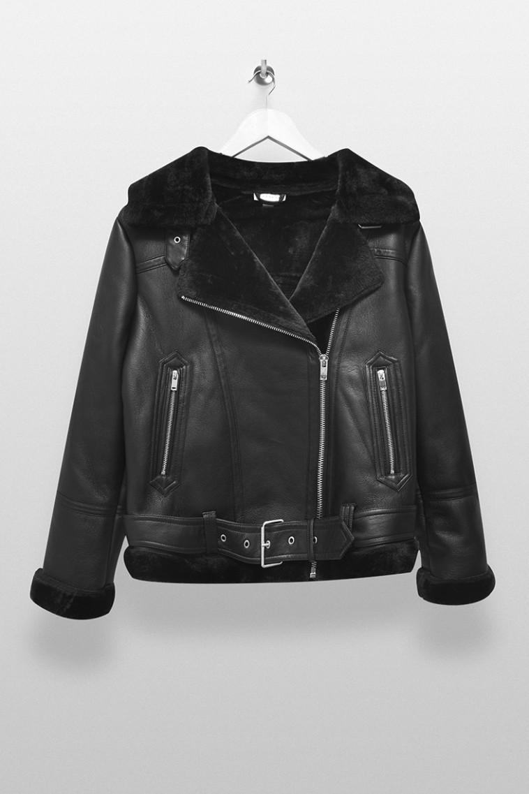 טופשופ - ג'קט דמוי עור - 399.90 ש''ח