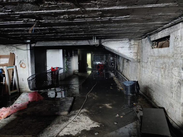 השרפה בשכונת קריית משה בירושלים