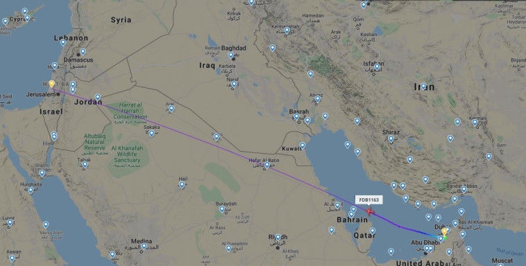 הטיסה מדובאי לישראל