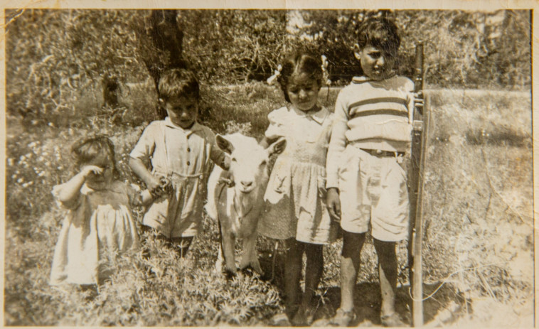 ילדיו של דוד קדוש מימין שמעון,אניטה, מוריס, מרסל-מיכל