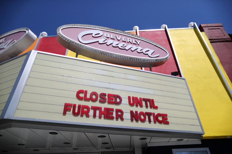 קולנוע סגור בלוס אנג'לס (צילום: רויטרס)