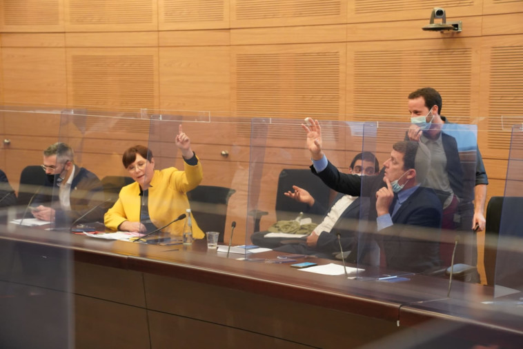 ההצבעה בוועדת הכנסת