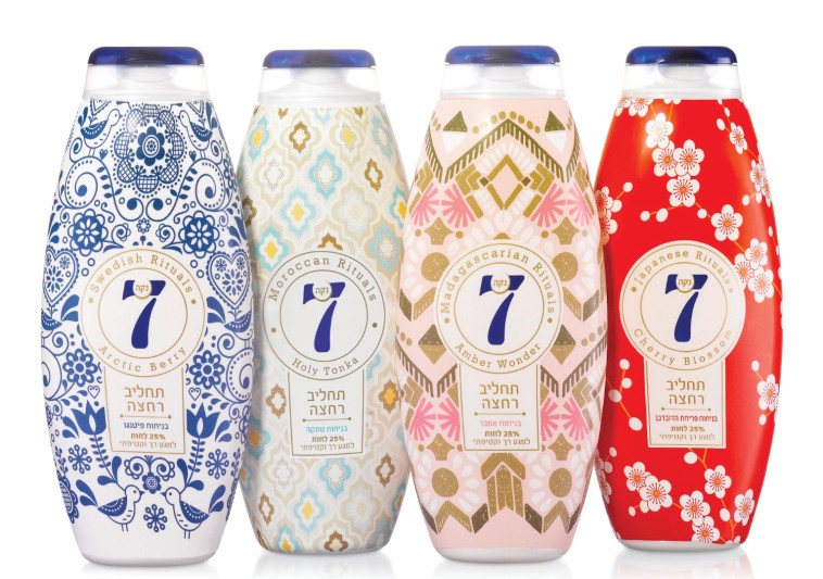 נקה 7 סדרת ריטואלס תחליבי רחצה