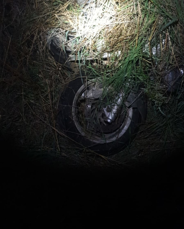 האופנוע הגנוב ששימש את הפורצים