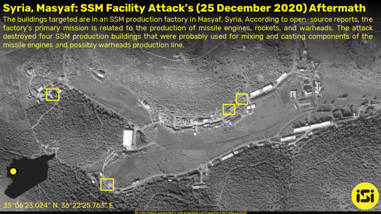 Attack site in Syria (Photo: (ImageSat International (ISI))