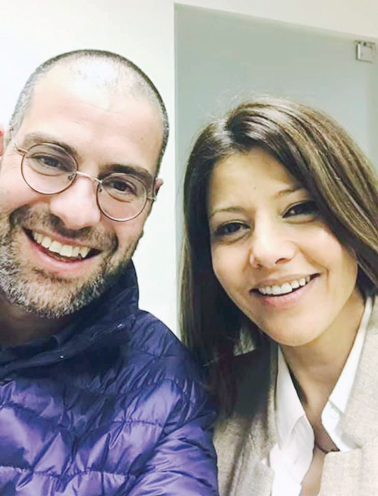 חגי רזניק עם אורלי לוי-אבוקסיס