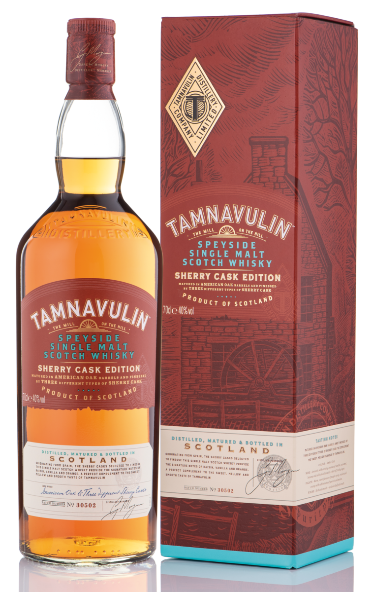 וויסקי TAMNAVULIN SHERRY CASK FINISH, טמנווילין. מחיר: 159 שקל