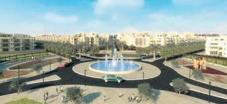 המזרקה בשכונת השחר בדימונה