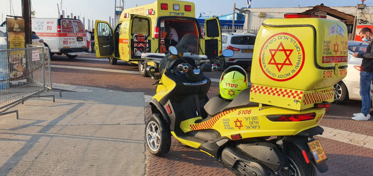 MDA ambulance in Ashkelon (Photo: MDA operational documentation)