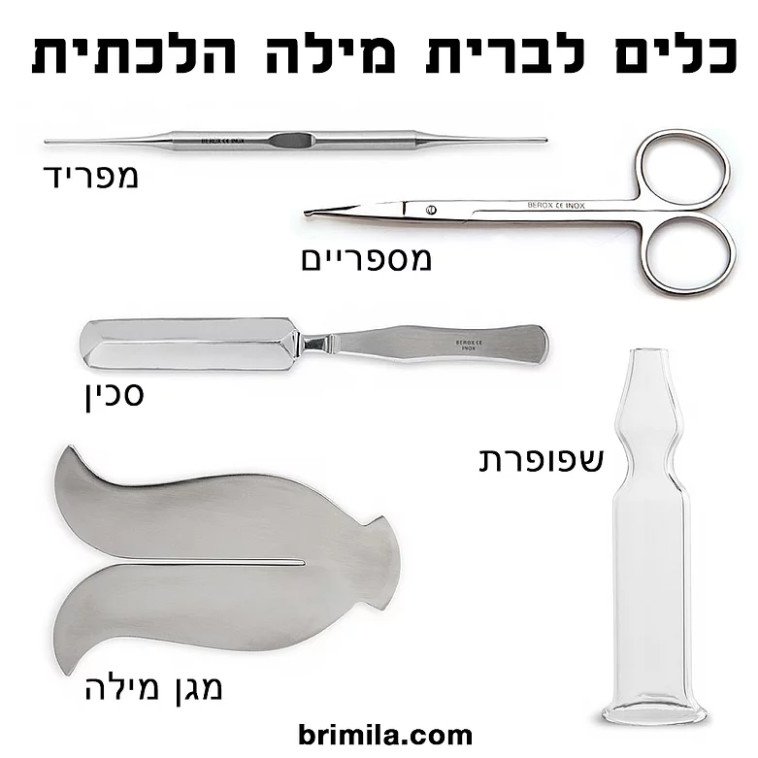 כלים לביצוע ברית מילה הלכתית