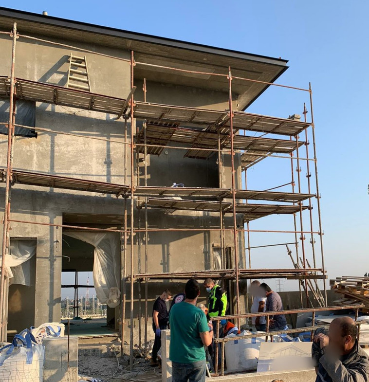 זירת האירוע בעמק חפר