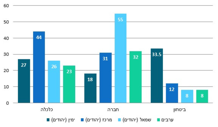 שיקולים בבחירת המפלגה (צילום: המכון הישראלי לדמוקרטיה)