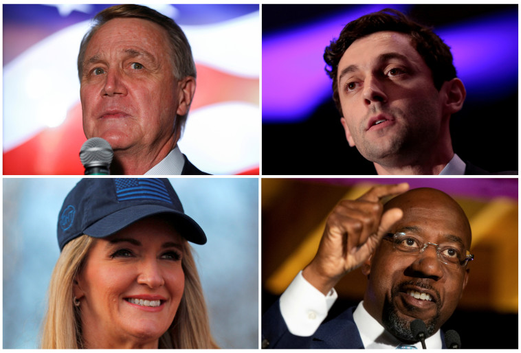 Top left: David Paradio, John Usoff, Rafael Warnock, Kelly Laufler (Photo: Reuters)