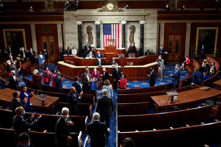 הקונגרס בארה''ב מצביע על ניצחון ביידן בבחירות