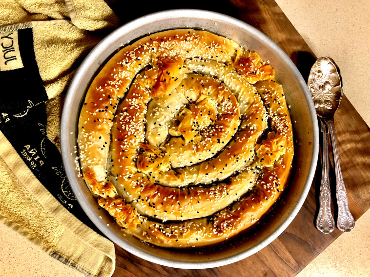 שבלול עלי פילו במלית בשר