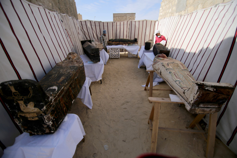 התגלית הארכיאולוגית במצרים (צילום: רויטרס)