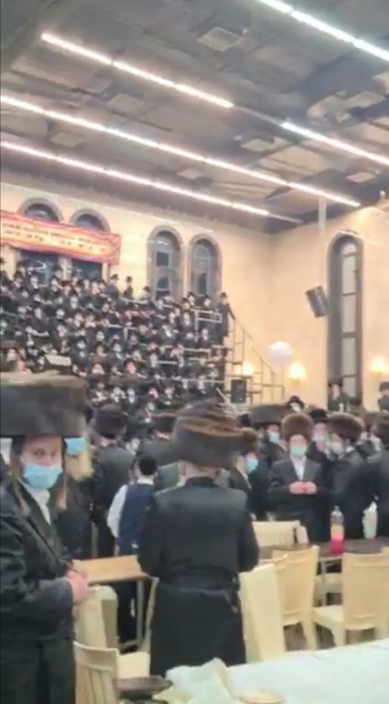 חתונה חרדית בבני ברק בניגוד להנחיות