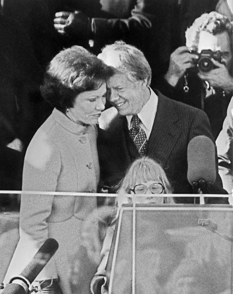 רוזלין קרטר עם בעלה ג'ימי