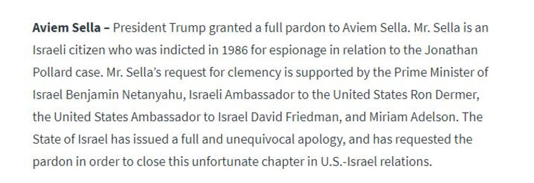 Explanation of Aviam Sela's pardon (Photo: screenshot)