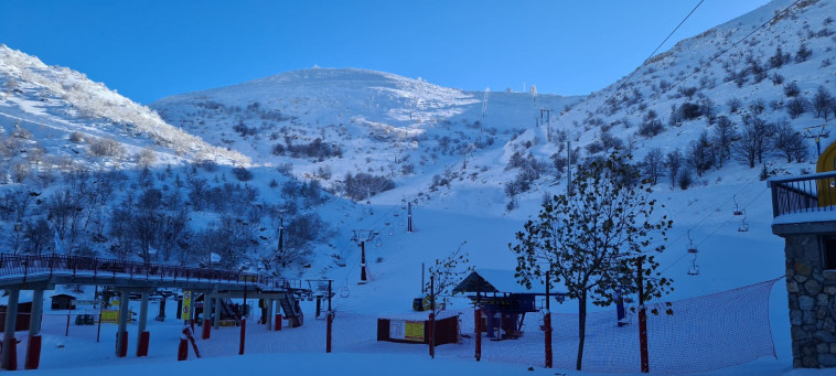 שלג באתר החרמון