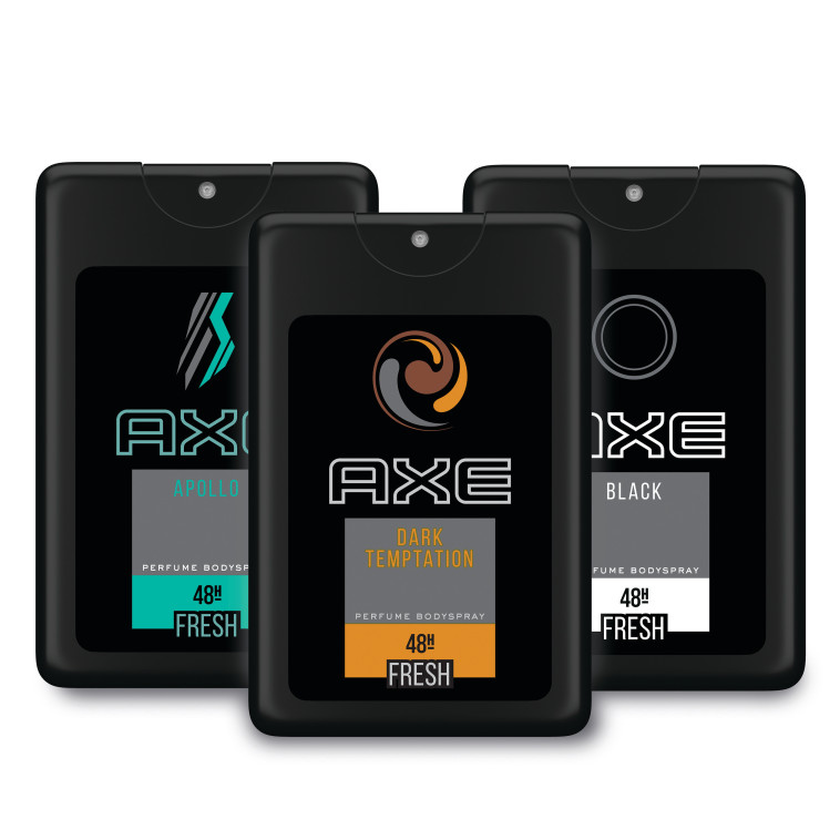 בושם כיס לגברAXE ticket , אקס. מחיר: 19.90 שקל