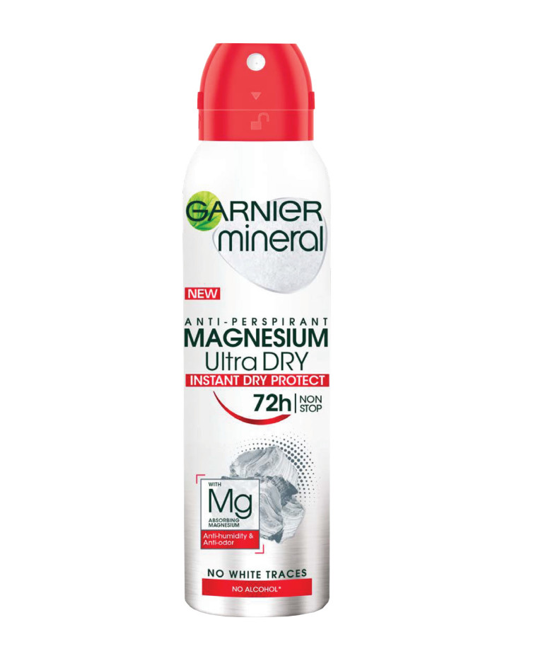 דיאודורנט MAGNESIUM Ultra dry, גרנייה. מחיר: 24.90 שקל