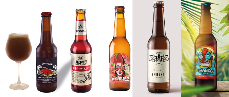 בירות תות ומנגו של בירבזאר, בירת ברגמוט של קלוצמן, ג'יימס ברי אייל ובירימון