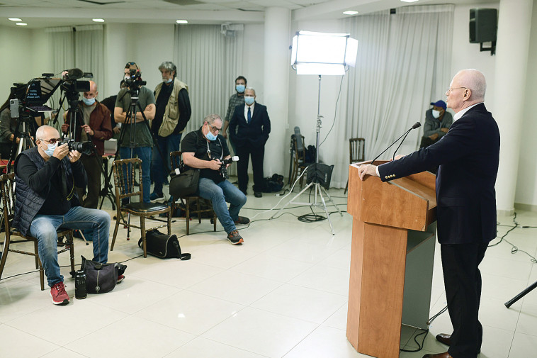 דני יתום בהשקת מפלגת ותיקי ישראל