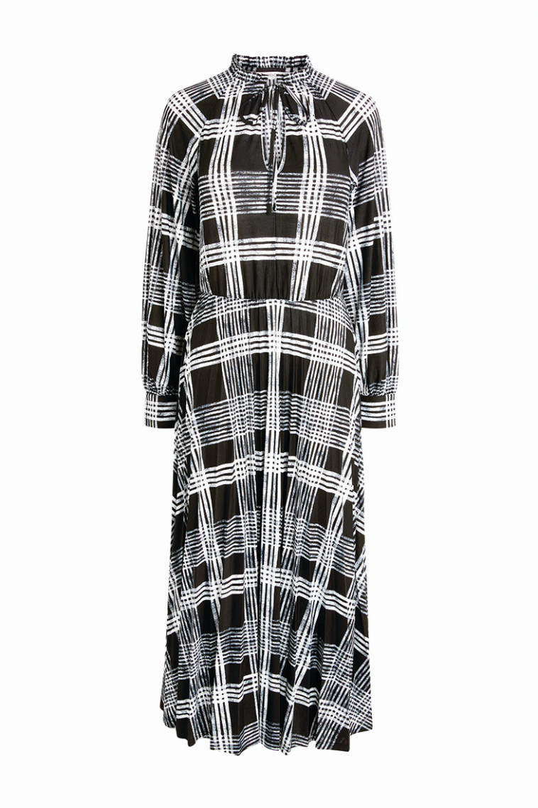 שמלה משובצת מאתר NEXT 151 שקלים