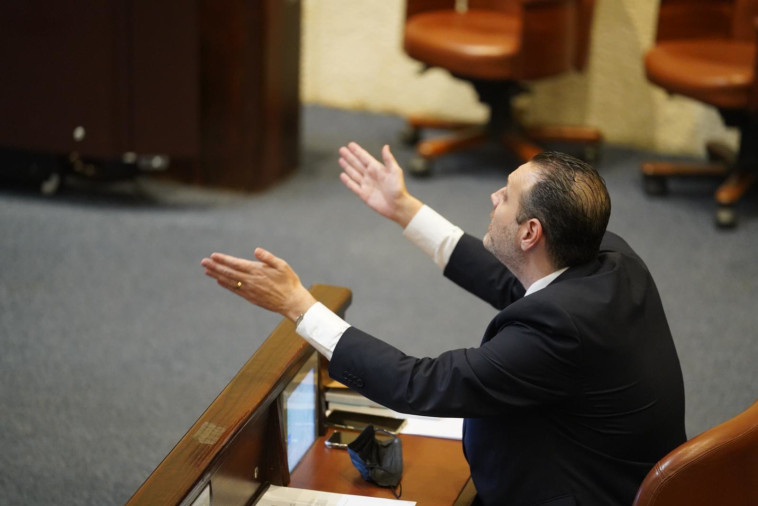 Miki Zohar in the Knesset Plenum (Photo: Shmulik Grossman, Knesset Spokeswoman)