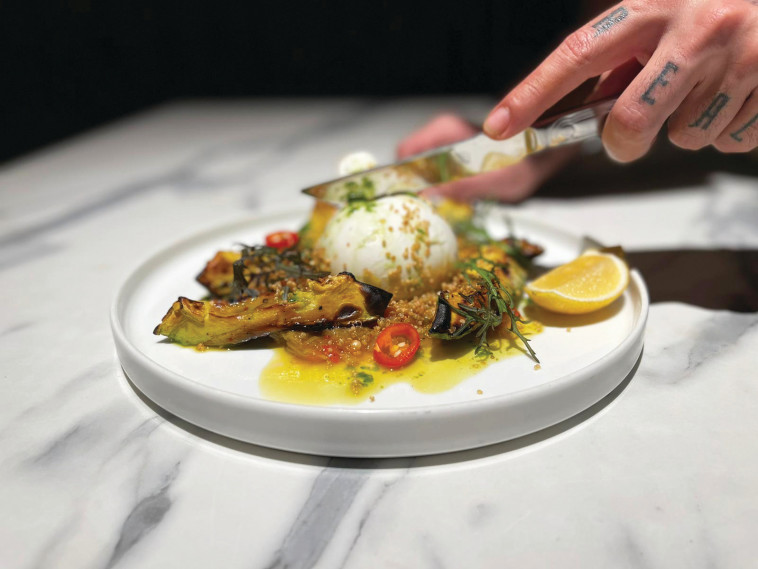 בוראטה של מסעדת סרפינה בתל אביב 