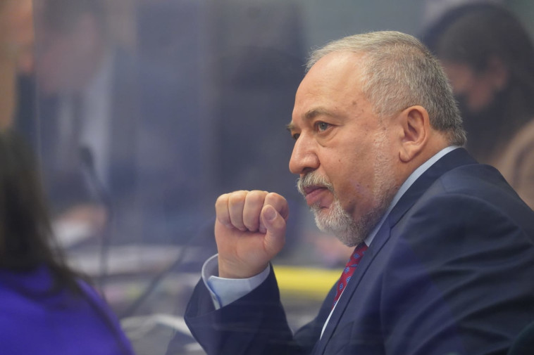 Avigdor Lieberman in committee discussion (Photo: Yaniv Nadav)